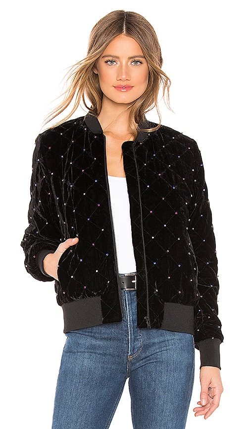 Parker Meredith Velvet Jacket in Black | REVOLVE