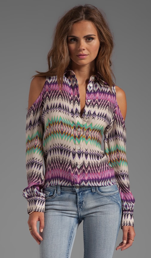 Luella Open Shoulder Top