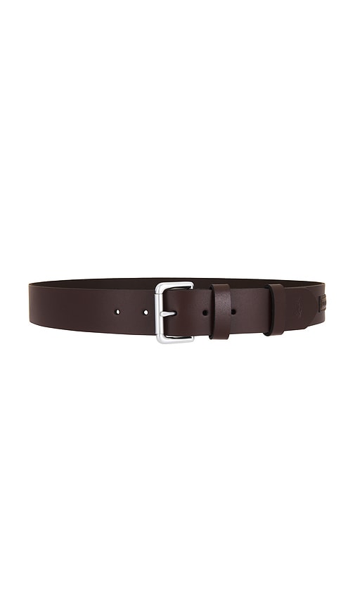 Polo Ralph Lauren Italian Saddle Leather Belt In Brown