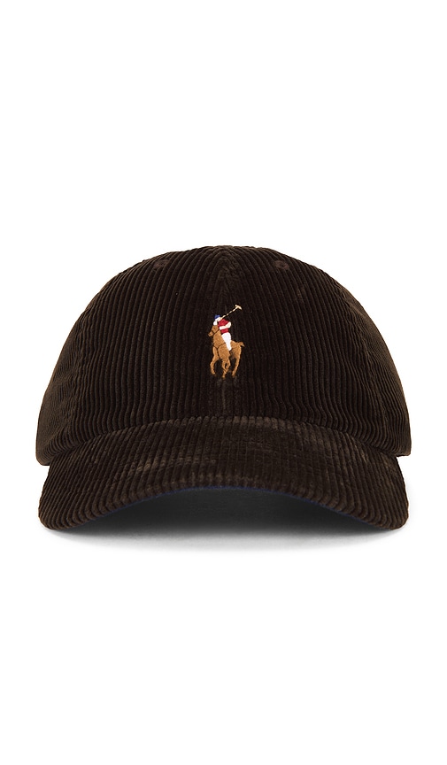 Polo Ralph Lauren Corduroy Classic Sport Cap in Madison Brown