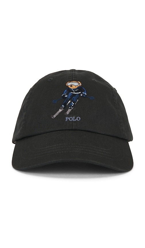 Polo Ralph Lauren Cotton Twill Novelty Ski Bear Sport Cap in Deep