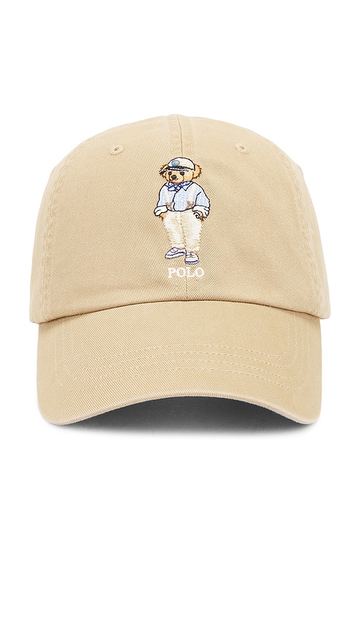 Polo Ralph Lauren Bear Cap in Cafe Tan