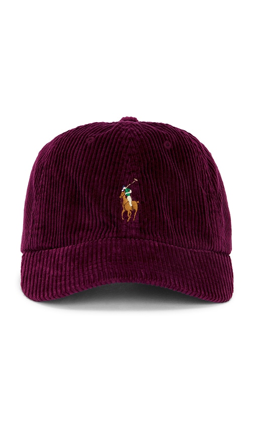 Shop Polo Ralph Lauren Cap In Ruby