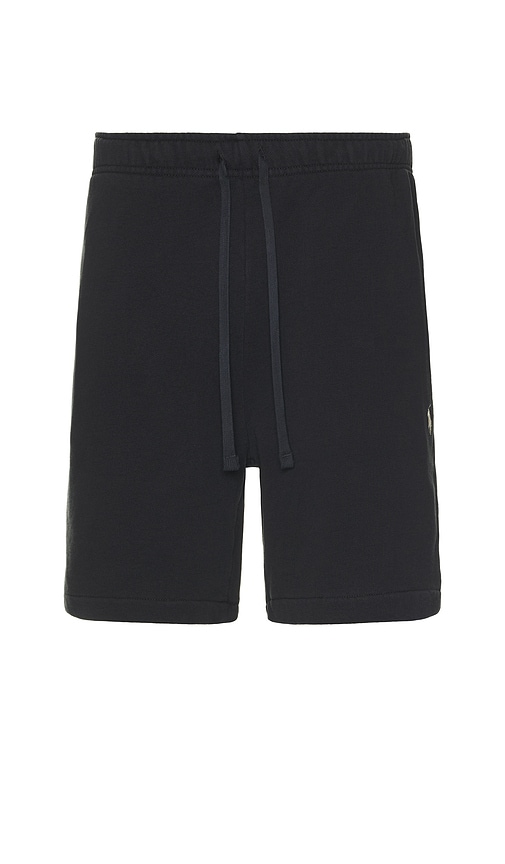 Shop Polo Ralph Lauren Loopback Terry Short In Black