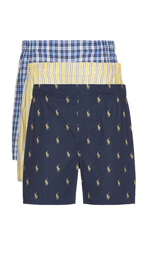 Polo Ralph Lauren Classic Fit Cotton Boxer 3 Pack