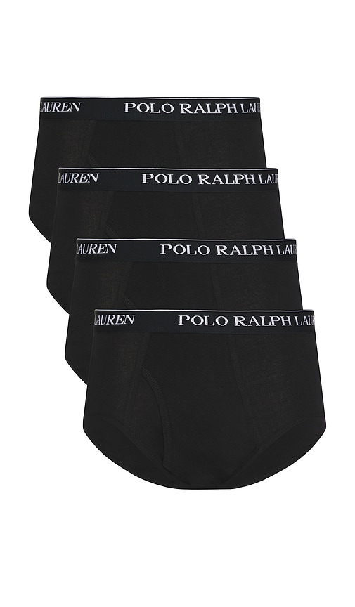 Polo Ralph Lauren Mid Rise Brief 4 Pack