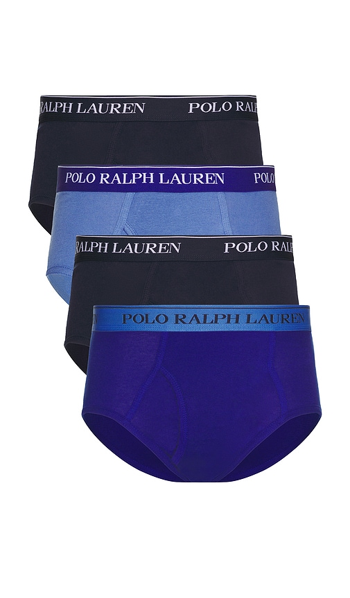 Polo Ralph Lauren Mid Rise Brief 4 Pack
