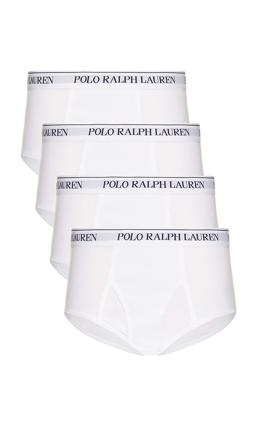 Polo Ralph Lauren Mid Rise Brief 4 Pack