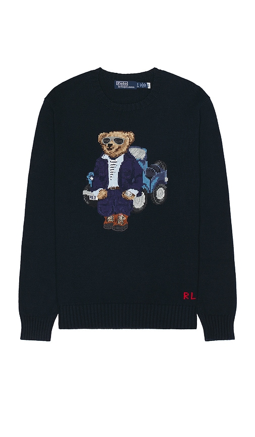 Polo Ralph Lauren Bear Sweater in Aviator Navy