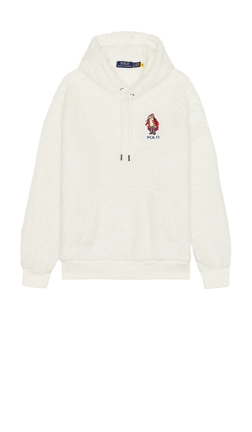 Shop Polo Ralph Lauren Long Sleeve Bear Sweatshirt In White