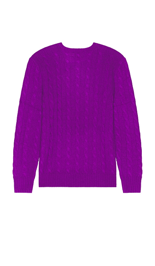 Shop Polo Ralph Lauren Long Sleeve Pullover In Purple