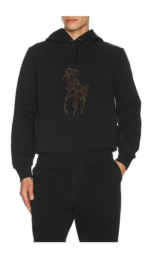 Polo Ralph Lauren Long Sleeve Double Knit Tech Hoodie With Large Camo Pony
