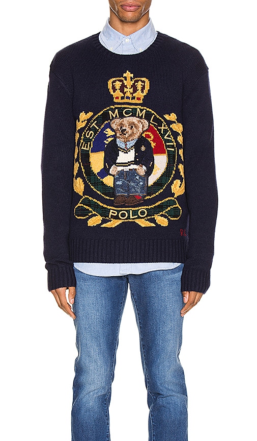 polo crest sweater