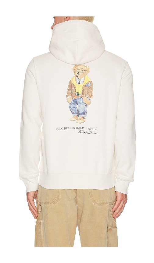 Polo Ralph Lauren Fleece Polo Script Heritage Bear Hoodie