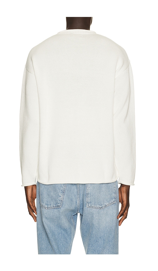 Polo Ralph Lauren Long Sleeve Cotton Novelty Harbor Island Bear Rollneck Sweater In White