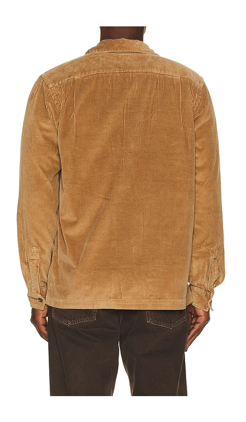  Polo Ralph Lauren Long-sleeve Wide Wale Corduroy Teton Camp Sport Shirt In Brown. Taglia S. Also In M, L, Xl/1x, Xxl/2x. 