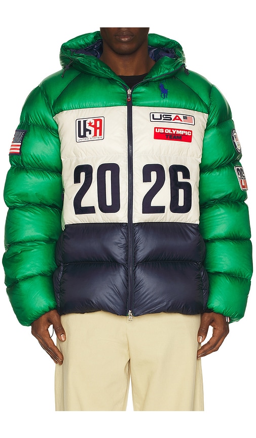 Polo Ralph Lauren Winter Olympics Ripstop Jacket in Billiard Multi