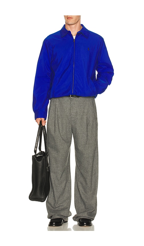  Polo Ralph Lauren Long Sleeve Polyester Twill Bi-swing Windbreaker Jacket In Royal. Size Xl/1x. Also In Xxl/2x. 