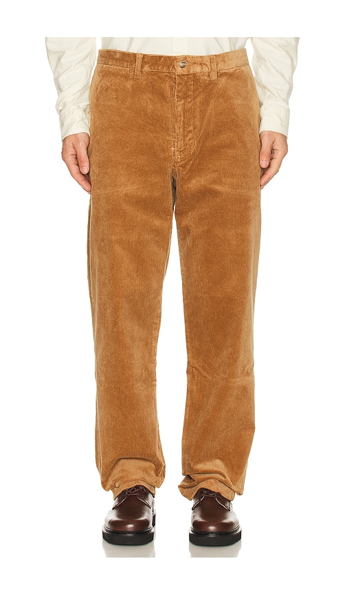 Polo Ralph Lauren Bedford Straight Fit Stretch Corduroy Pant in Golden Brown