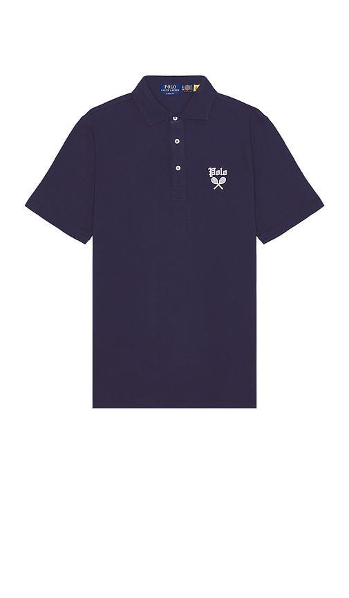 Shop Polo Ralph Lauren Athletic Club Polo In Navy