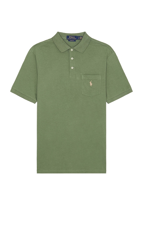 Olive green ralph lauren shirt hotsell