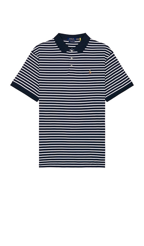 Shop Polo Ralph Lauren Animated Soft Touch Polo In Navy