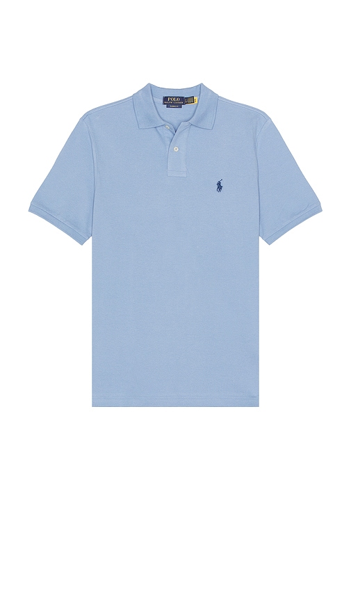 Shop Polo Ralph Lauren Polo Shirt In Baby Blue