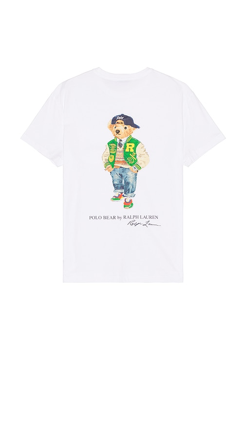 Shop Polo Ralph Lauren Bear T-shirt In White