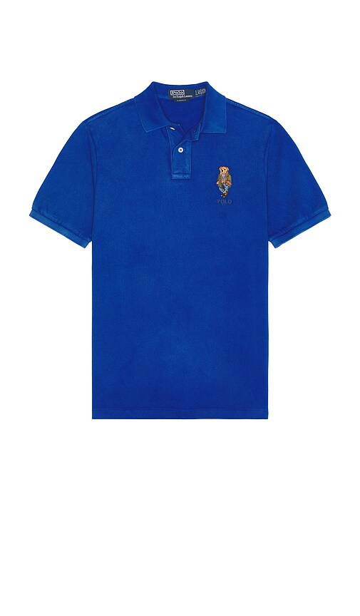 Short Sleeve Mesh Novelty Bear Polo Saltwash