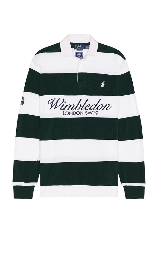 Polo Ralph Lauren Wimbledon Terry Graphic Rugby Shirt
