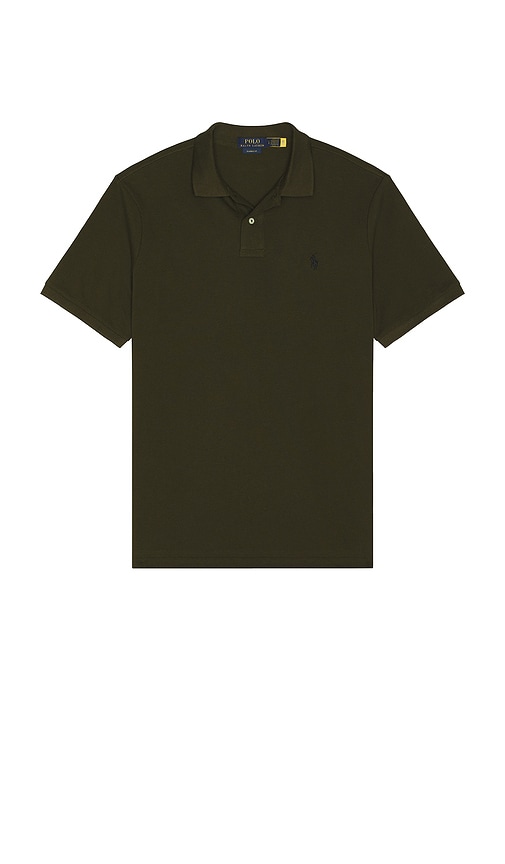 Polo Ralph Lauren Short Sleeve Mesh Polo In Green