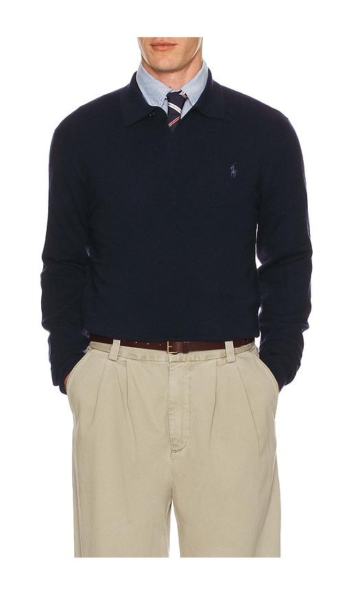 Polo Ralph Lauren Lux Merino Johnny Collar Sweater