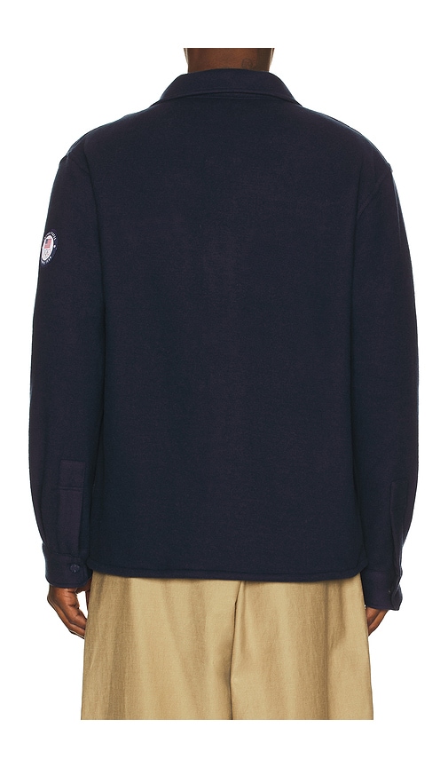  Polo Ralph Lauren Winter Olympics Boil Wool Double Knit Shirt In Blue. Taglia M. Also In L, Xl/1x, Xxl/2x. 