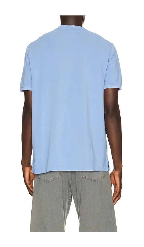 Polo Ralph Lauren Short Sleeve Garment Dyed Featherweight Mesh Henley T-Shirt | Thumbnail 7 Polo Ralph Lauren Short Sleeve Garment Dyed Featherweight Mesh Henley T-Shirt | Thumbnail 7