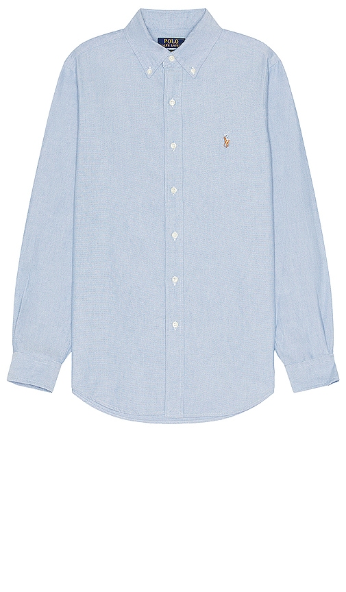 Polo Ralph Lauren Womens Classic Fit Oxford Button Down Shirt, BSR Blue, S  : : Clothing, Shoes & Accessories