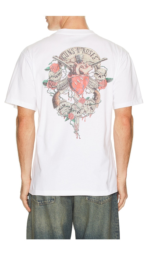 Philcos Guns N' Roses Wings Tee In White