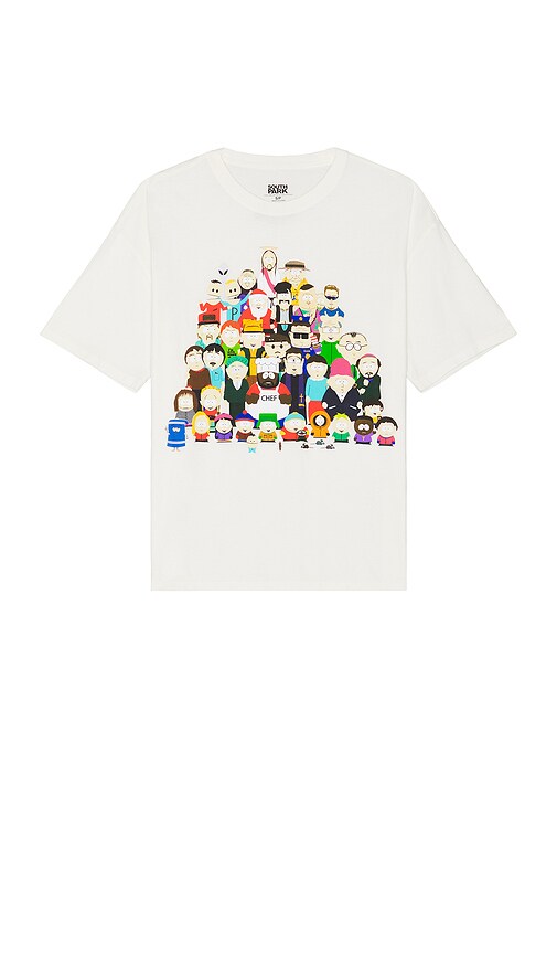 Shop Philcos South Park Cast Boxy Tee In Cream