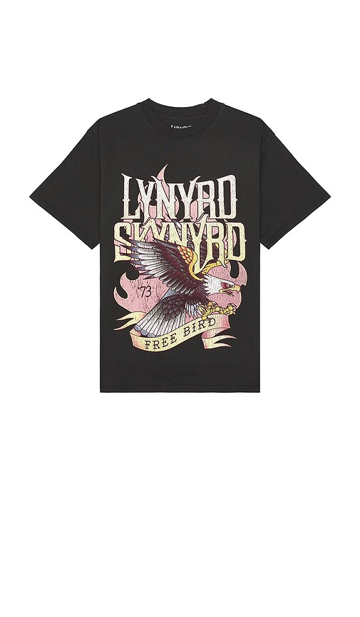 Philcos Lynyrd Skynyrd Free Bird Boxy Tee In Black