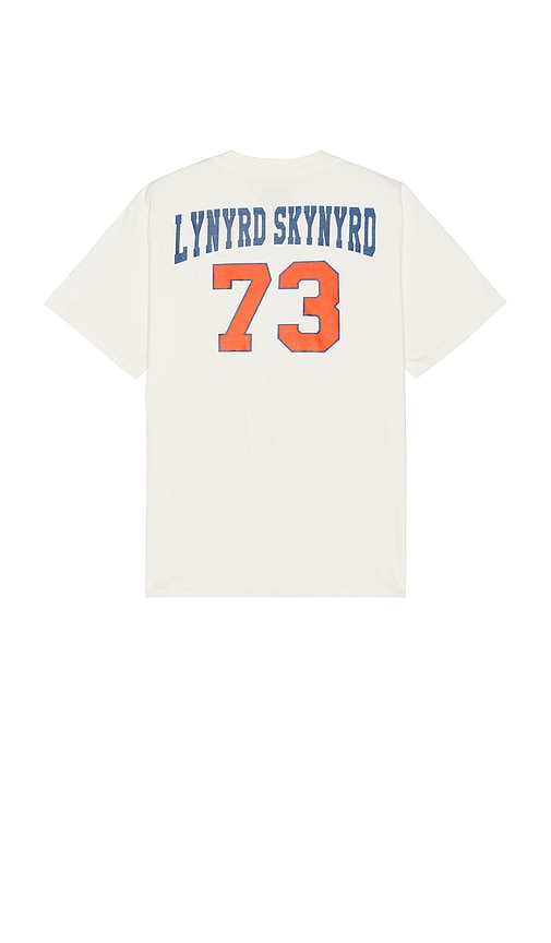 Philcos Lynyrd Skynyrd Jersey Boxy Tee In Cream