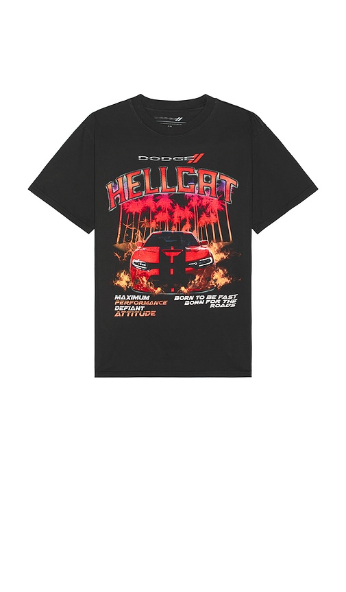 Philcos Dodge Rule The Road Boxy Tee In Black