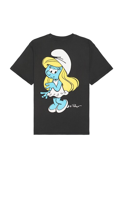 Philcos Smurfs Valentine's Boxy Tee In Black
