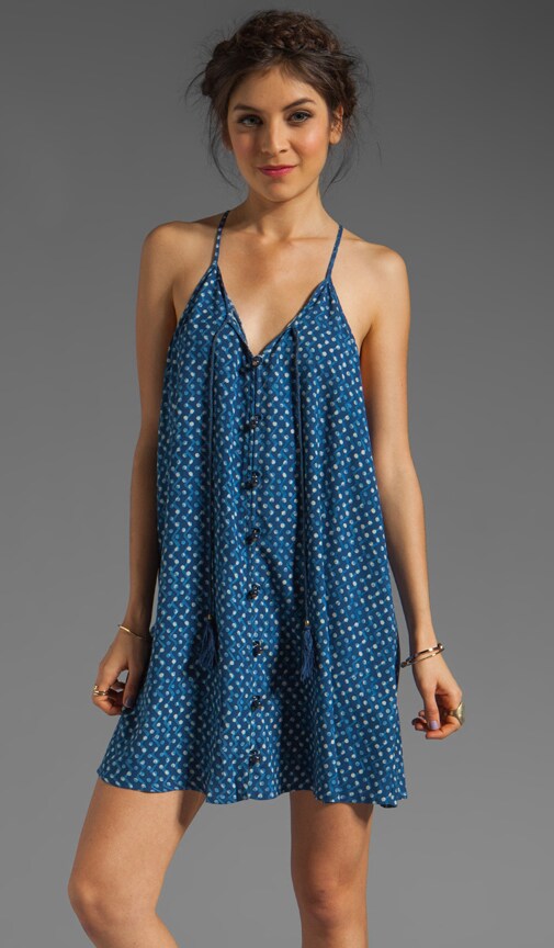 Spotted Zig Zag Flyaway Dress