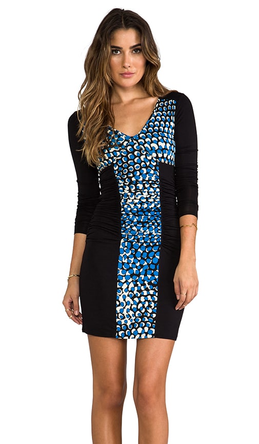 Blocked Shift Dress