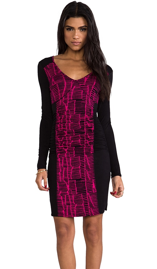 Blocked Shift Dress