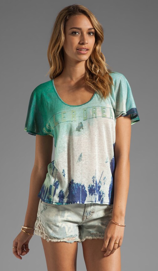 Printed Linen Jersey Soft T
