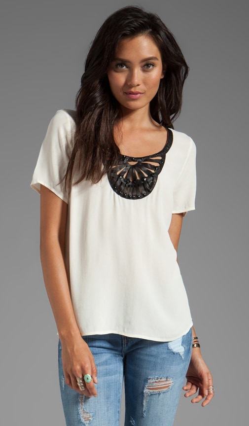 Rayon Crepe Embellished Soft Solids T