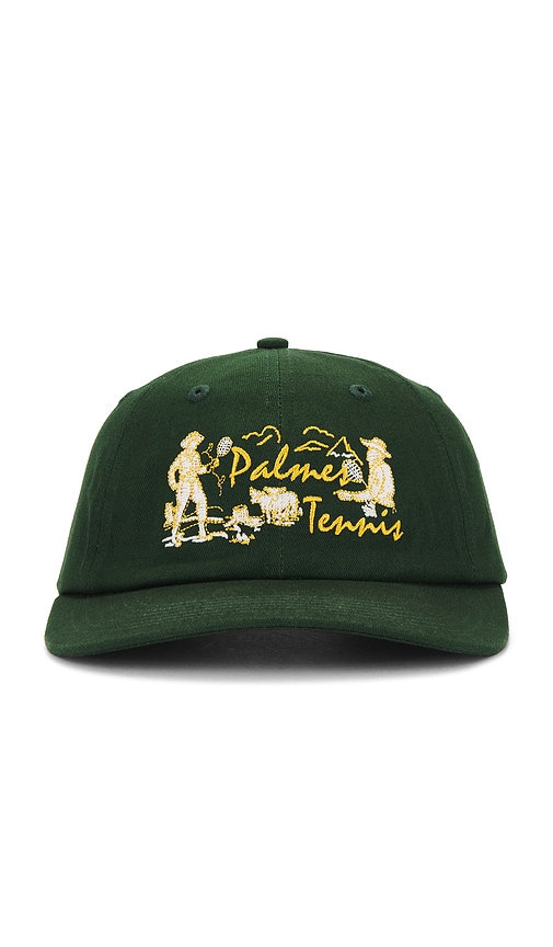 Shop Palmes Dustup 6 Panel Cap In Dark Green