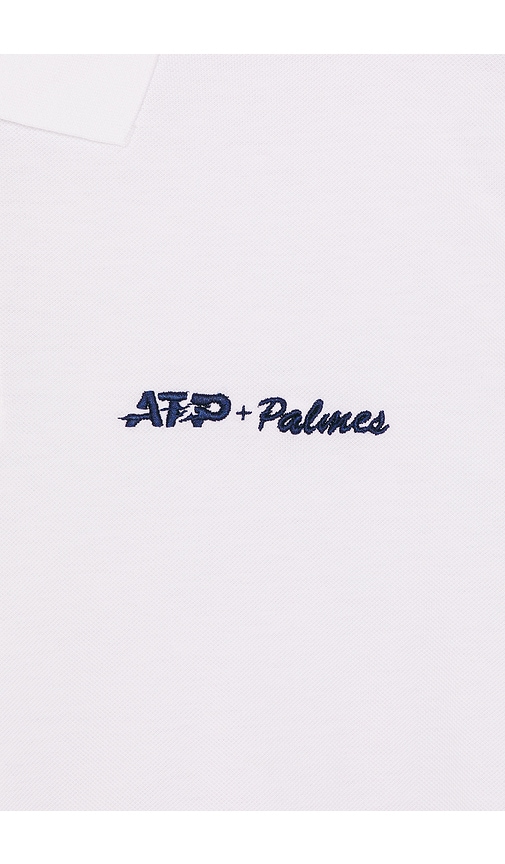  Palmes Polohemd Pique In White. Größe M. Also In L. 