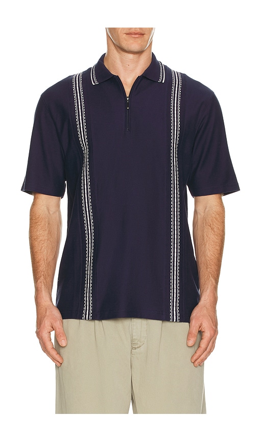 Palmes Panel Zip Polo