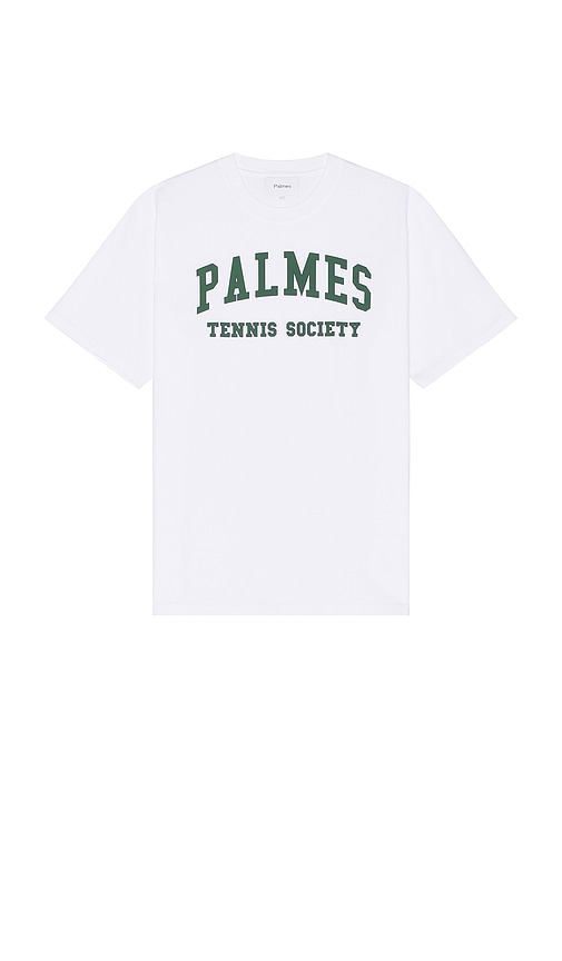 Shop Palmes Ivan T Shirt In White-green